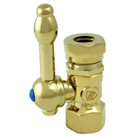 Picture of Kingston Brass CC44152KL Straight Stop with .5 in. IPS x .5 in. or .44 in. Slip Joint