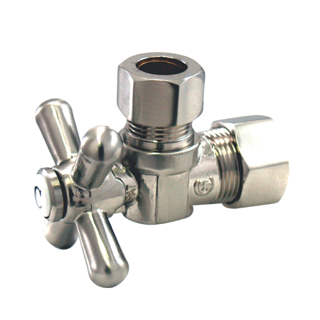 CC54408X Angle Stop with .62 in. OD Compression x .5 in. OD Compression