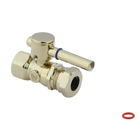 Picture of Kingston Brass CC44152DL Straight Stop with .5 in. IPS x .5 in. or .44 in. Slip Joint