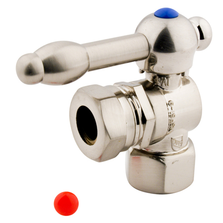 CC44108KL Angle Stop with .5 in. IPS x .5 in. or .44 in. Slip Joint