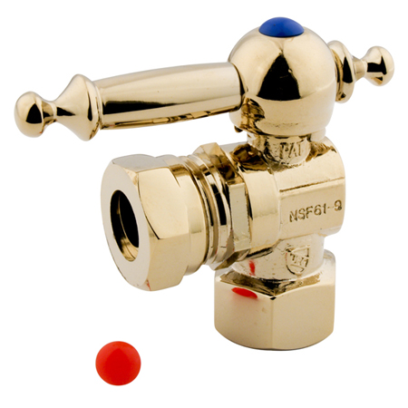 CC44102TL Angle Stop with .5 in. IPS x .5 in. or .44 in. Slip Joint