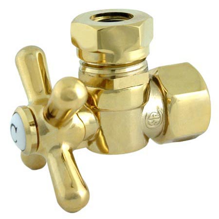 CC44102X Angle Stop with .5 in. IPS x .5 in. or .44 in. Slip Joint
