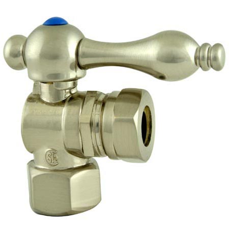 CC44108 Angle Stop with .5 in. IPS x .5 in. or .44 in. Slip Joint