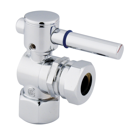 CC44101DL Angle Stop with .5 in. IPS x .5 in. or .44 in. Slip Joint