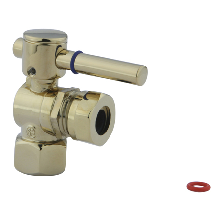 CC44102DL Angle Stop with .5 in. IPS x .5 in. or .44 in. Slip Joint