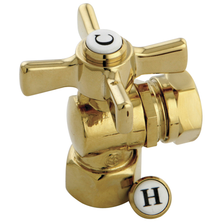 Millennium Angle Valve - Polished Brass