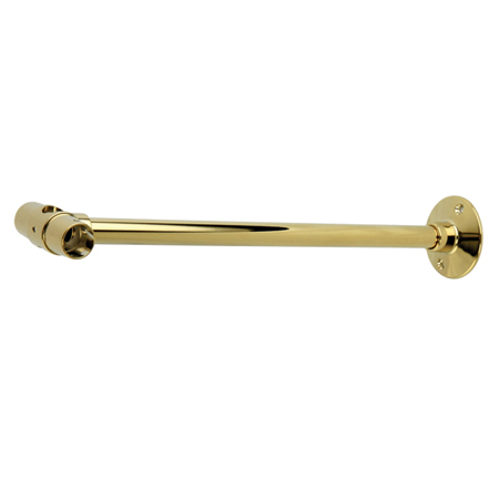 Vintage 12" Wall Support, Polished Brass