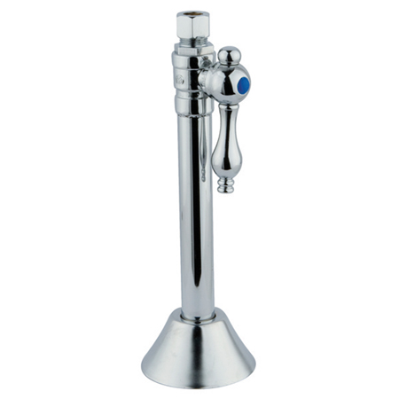 CC83251 Straight Stop with .5 in. Sweat- .37 in. OD Compression Angle and 5 in. Extension