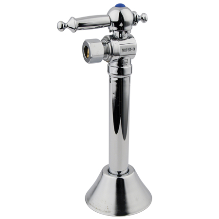 5 in. Sweat, .37 in. OD Compression Angle Shut-Off Valve with 5 in. Extension