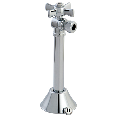 Millennium .5 in. Sweat X .37 in. OD Compression With 5 in. Extended Adapter- Polished Chrome