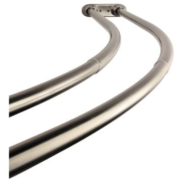 Picture of Kingston Brass CCD2178 Adjustable - 60 in. -72 in. - Double Curved Stainless Steel Shower Curtain Rod