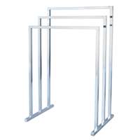 Pedestal 3-Tier Iron Construction Towel Rack