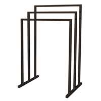 Pedestal 3-Tier Iron Construction Towel Rack