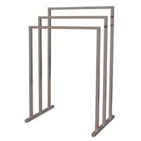 Pedestal 3-Tier Iron Construction Towel Rack