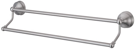 Vintage Dual Towel Bar - Satin Nickel - 18 in.
