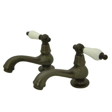 KS1105PL Twin Handle Basin Faucet Set