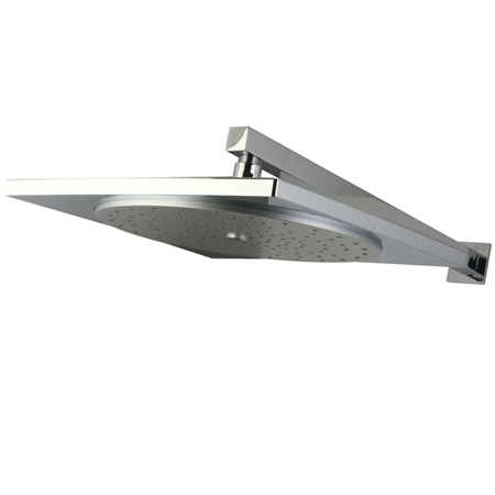Picture of Kingston Brass KX8221CK Kingston Brass Claremont 12 in. Rainfall Square Showerhead with 16 in. Shower Arm- Polished Chrome