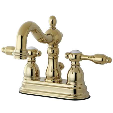 Tudor 4 in. Center Lavatory Faucet With Brass Pop-Up