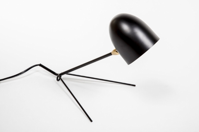 Kirch LBT014BLK Modern Serge Mouille Style Cocotte Table Lamp