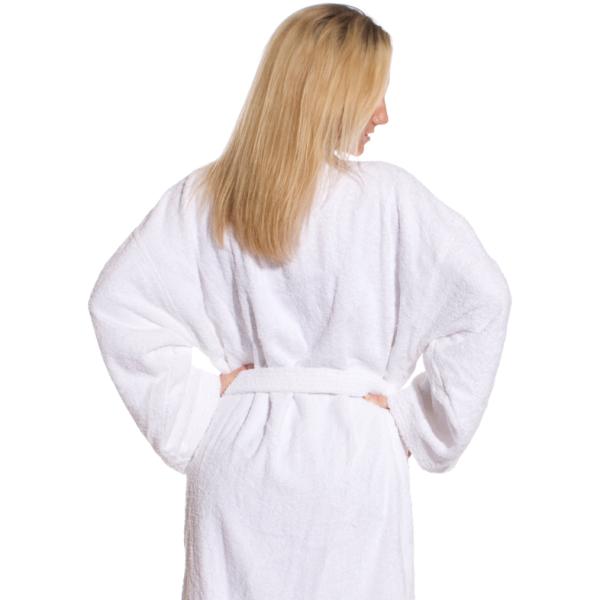 Picture of DDI 531678 Luxurious White Terry Velour Robe Case of 10