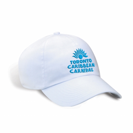 Picture of GDC-GameDevCo Ltd. TCC-95006 Toronto Caribbean Carnival Unstructured Cotton Cap White
