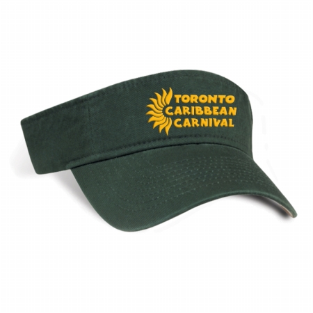 GDC-GameDevCo Ltd. TCC-95010 Toronto Caribbean Carnival Cotton Visor Green
