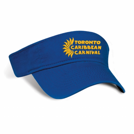 GDC-GameDevCo Ltd. TCC-95012 Toronto Caribbean Carnival Cotton Visor Royal Blue