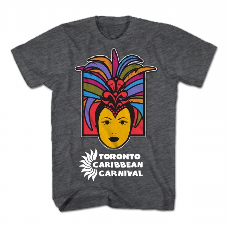 GDC-GameDevCo Ltd. TCC-95069XXL Toronto Caribbean Carnival Adult T, Grey, Caribbean Queen XXL