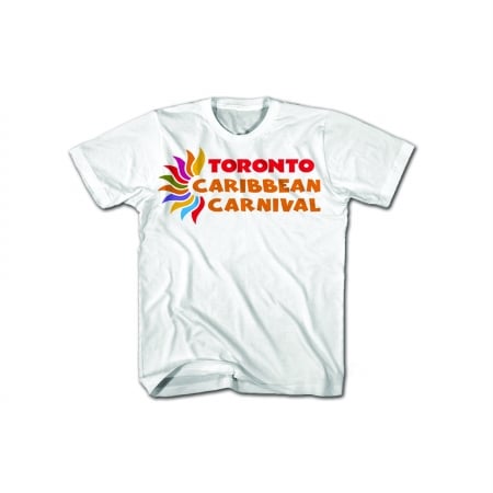 Picture of GDC-GameDevCo Ltd. TCC-95086L Toronto Caribbean Carnival Toddler T-Shirt&#44; White&#44; Size 4
