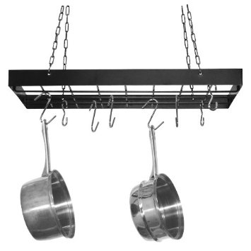 Picture of Foxrun 801 black square pot rack