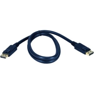 Picture of QVS DP-25 25 ft. DisplayPort Cable with Latching Connectors - Male-to-Male