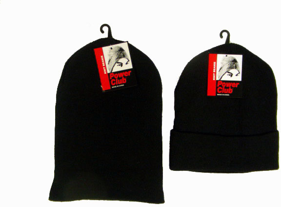 Picture of DDI 1227450 Adult Black Knit Beanie Case Of 240