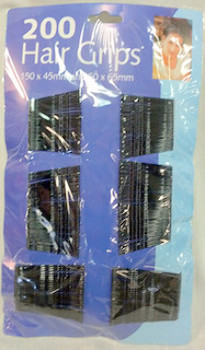 Picture of DDI 1271009 Black Bobby Pins - 200 Pieces Case of 60