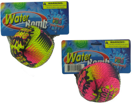 Picture of DDI 701956 Water Bombs - Assorted Colors, Nylon, Foam, 3 Case of 144