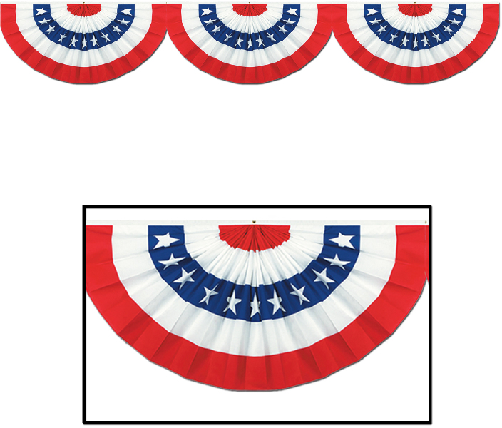 Picture of DDI 523903 Jointed Patriotic Bunting Cutout - Stars & Stripes Case of 72