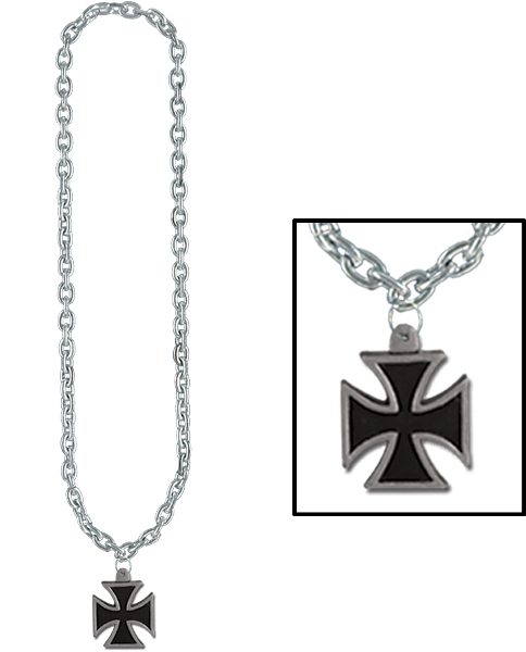 Picture of DDI 777095 Chain Beads with Iron Cross Medal Case of 12