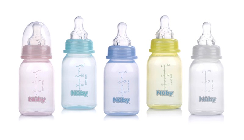 Picture of DDI 408779 Nuby? Baby Bottles - Assorted Tints  4 oz Case of 72