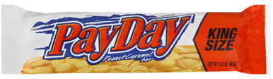 Picture of DDI 952821 Payday King Size 3.4 Oz. 18 Count Candy Case of 18