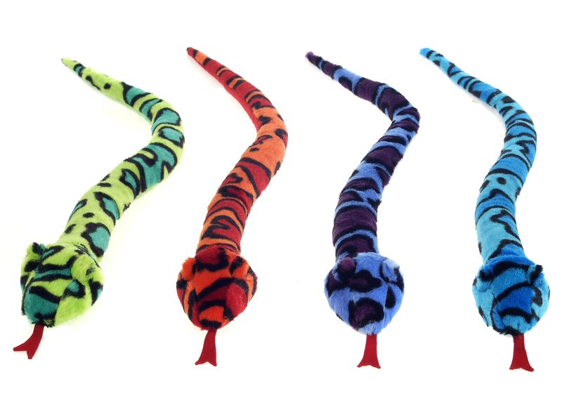 Picture of DDI 479211 Snake Plush Toys - Assorted, 28 Case of 48
