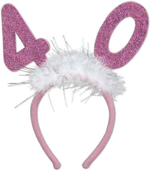Picture of DDI 985275 40 Glittered Boppers with Marabou Case of 12