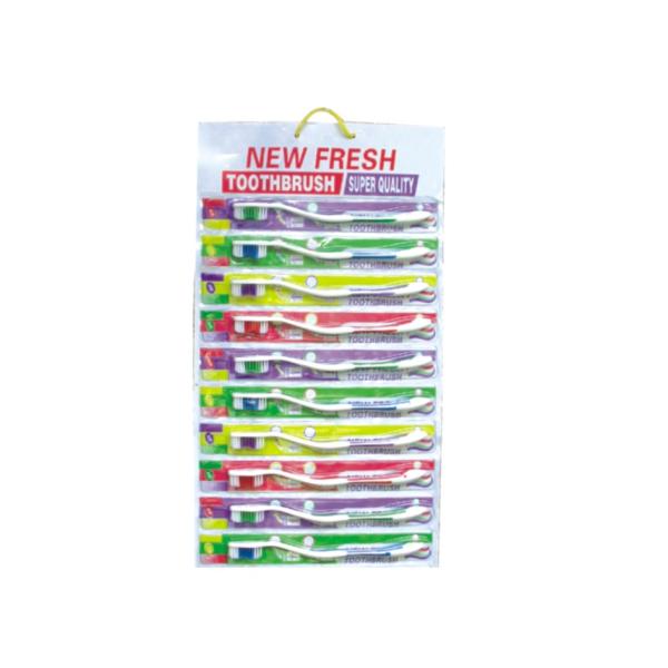 Picture of DDI 678707 Toothbrush - 10 Pack, Assorted Colors Case of 72