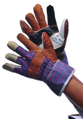 Picture of DDI 635297 Multi Color Leather Work Gloves - 60 Pairs Case of 60
