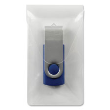 Picture of Smead SMD68150 USB Flash Drive Pocket- Poly-Self-Adhesv-2 in. x 3.56 in.- 6-PK-CL