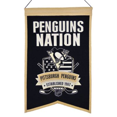 Picture of Winning Streaks Sports 30206 Pittsburgh Penguins Nations Banner