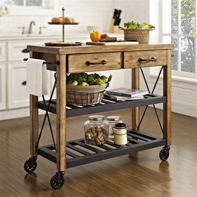 Picture of Crosley CF3008-NA Roots Rack Industrial Kitchen Cart