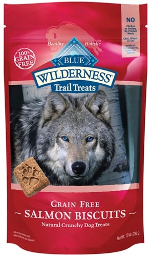 Picture of Blue Buffalo 859610005468 WILDERNESS DOG SALMON CHICKEN BISCUIT 10 OZ
