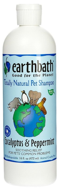 Picture of Earthbath 602644020118 Eucalyptus & Peppermint Shampoo 16oz