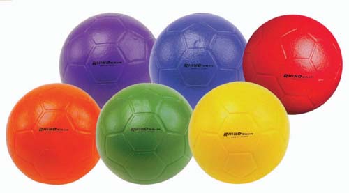 Picture of Champion Sports BA769P Rhino Skin Low Bounce FoamSoccer Balls - Size 5 (Set of 6)