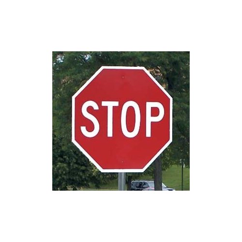 24'' x 24'' Reflective Aluminum Stop Sign
