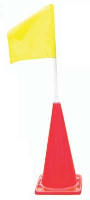 Picture of Olympia Sports SA748M 28 in. Obstacle Cone w/ Yellow Flag